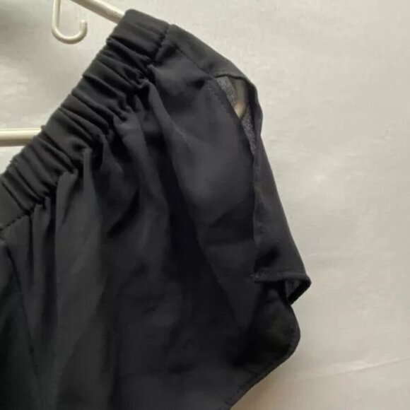 Express Mini Dress Women's Large Black Off Shoulder Lightweight Pullover NWOT - Picture 4 of 12